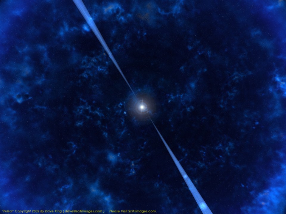 Resultado de imagen de PÃºlsar captado por el Hubble
