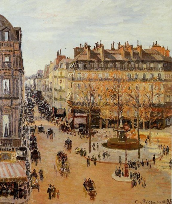 Rue Saint-Honor sun effect afternoon