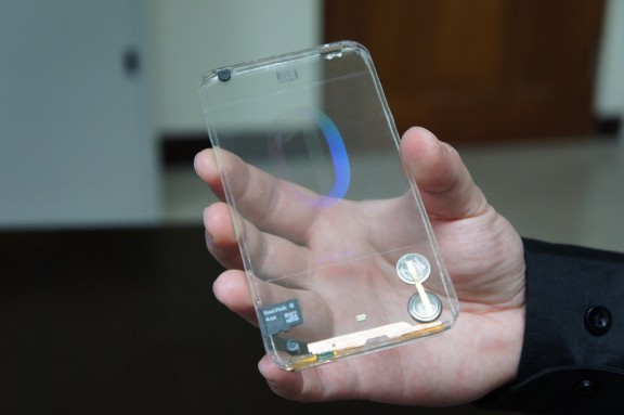 Smartphone transparente de grafeno