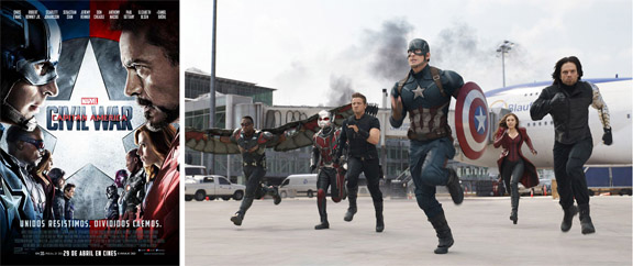 Capitán América Civil War (2016) mixta